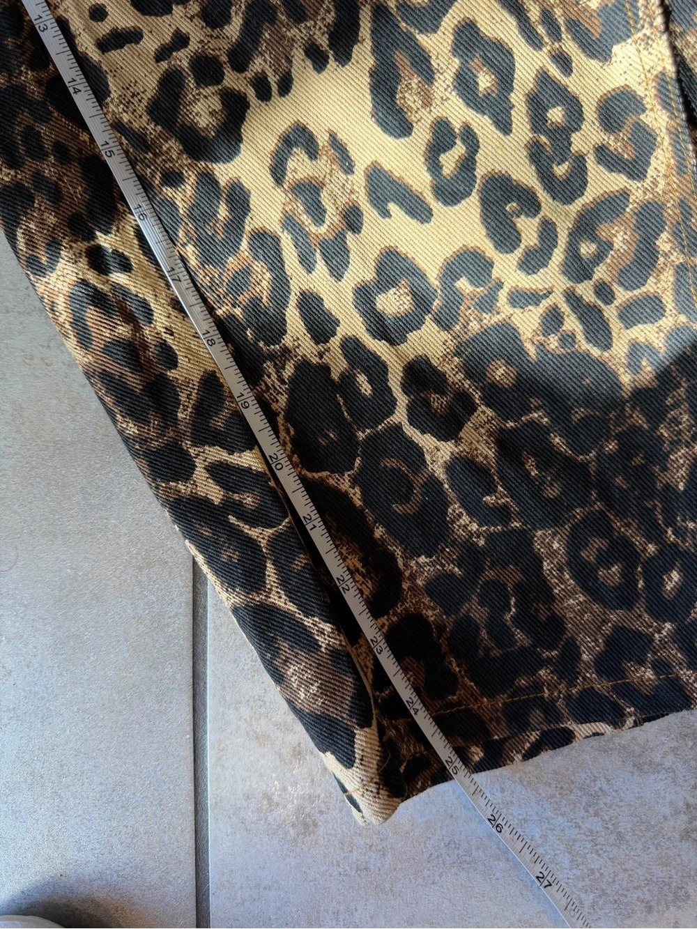 Oddi Leopard Print Trousers in Brown & Black Size Small NWT - Picture 9 of 11